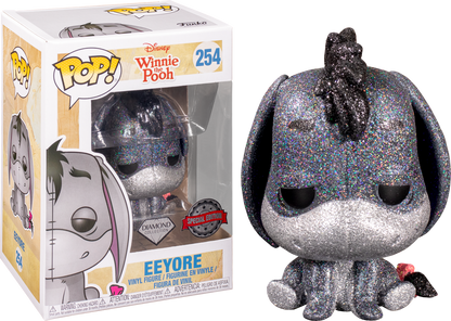 FUNKO POP! DISNEY: WINNIE THE POOH - EEYORE [DIAMOND COLLECTION] **HOT TOPIC EXCLUSIVE** #254