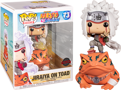 FUNKO POP! ANIMATION: NARUTO - 6" JIRAIYA ON TOAD **HOT TOPIC EXCLUSIVE** #73
