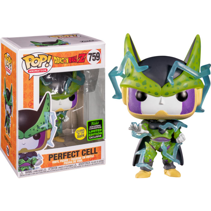 FUNKO POP! ANIMATION: DRAGON BALL Z [DBZ] - PERFECT CELL [GITD] **2020 ECCC EXCLUSIVE** #759