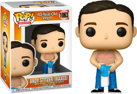 Funko POP! Movies: The 40 Year Old Virgin: Andy Stitzer Waxed #1063