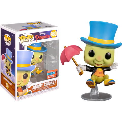 Funko Pop! Disney: Pinocchio - Jiminy Cricket #980 [2020 Fall Shared Convention Exclusive]