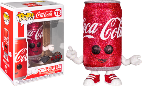 FUNKO POP AD ICON Coca-Cola Can Diamond Edition #78 Special Edition