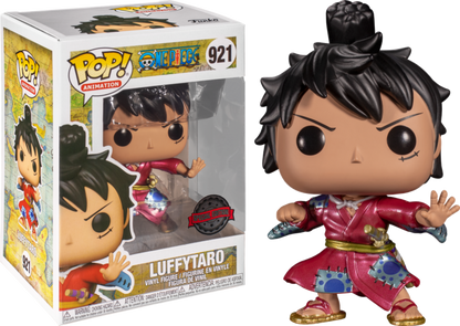 FUNKO POP! ANIMATION: ONE PIECE - LUFFYTARO [IN KIMONO - METALLIC] **HOT TOPIC EXCLUSIVE** #921