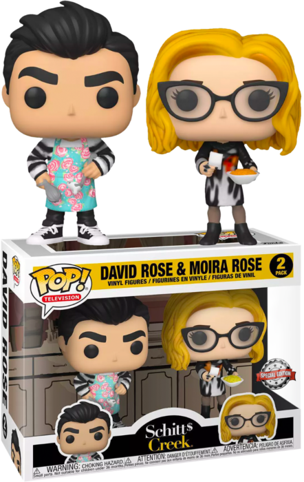FUNKO POP! TELEVISION: SCHITT'S CREEK - DAVID ROSE & MOIRA ROSE [2PK] **2021 TARGET CON EXCLUSIVE**