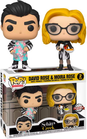 FUNKO POP! TELEVISION: SCHITT'S CREEK - DAVID ROSE & MOIRA ROSE [2PK] **2021 TARGET CON EXCLUSIVE**