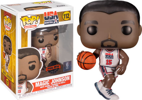 Toys Funko Pop NBA Legends Karl Malone 92 Team USA White Limited Ed