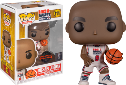Funko Pop! Sports: NBA - Michael Jordan (1992 USA Basketball - White Jersey) #114 [Special Edition]