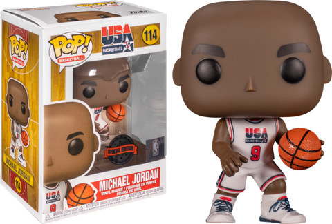 Funko Pop! Michael Jordan 1992 USA BASKETBALL #114 WHITE JERSEY