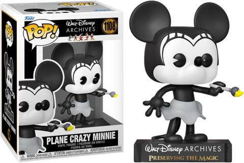 Funko Pop! Disney Archives PLANE CRAZY MINNIE MOUSE 1928 #1108