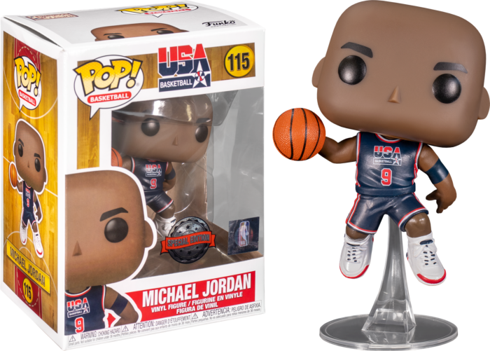 FUNKO POP! BASKETBALL [1992 TEAM USA] - MICHAEL JORDAN [NAVY BLUE JERSEY] **FOOT LOCKER EXCLUSIVE** #115
