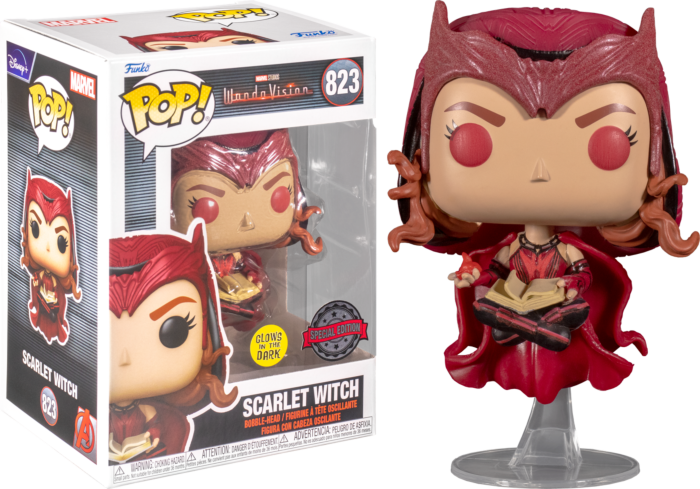 FUNKO POP! MARVEL: WANDAVISION - SCARLET WITCH GLOW IN THE DARK [SPECIAL EDITION EXCLUSIVE] #823
