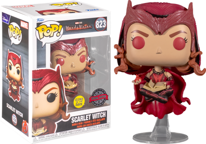 FUNKO POP! MARVEL: WANDAVISION - SCARLET WITCH GLOW IN THE DARK [SPECIAL EDITION EXCLUSIVE] #823