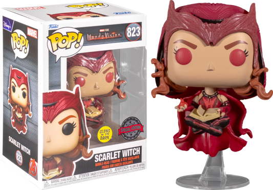 FUNKO POP! MARVEL: WANDAVISION - SCARLET WITCH GLOW IN THE DARK [SPECIAL EDITION EXCLUSIVE] #823