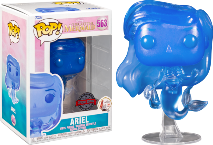 Funko Pop! Disney: The Little Mermaid - Ariel with Bag (Translucent Blue) #563 [Special Edition]
