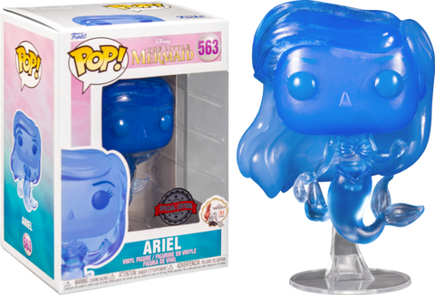 FUNKO POP! LITTLE MERMAID ARIEL WITH BAG BLUE TRANSLUCENT [SPECIAL EDITION EXCLUSIVE] #563