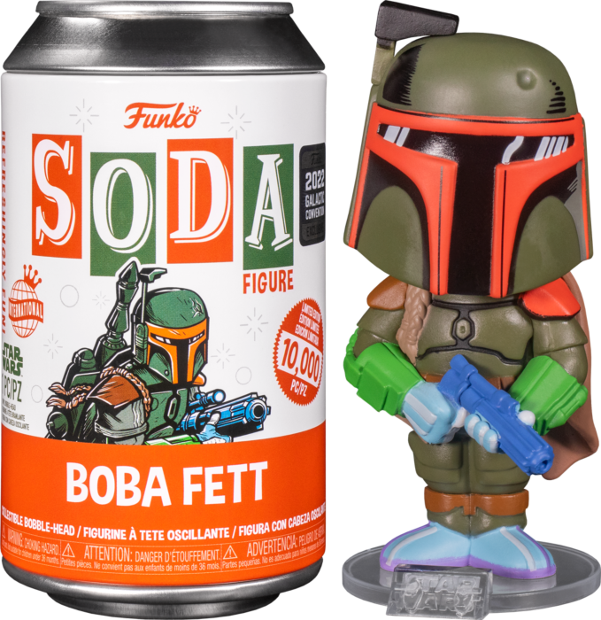 Funko SODA VINYL STAR WARS 2022 GALACTIC CONVENTION BOBA FETT