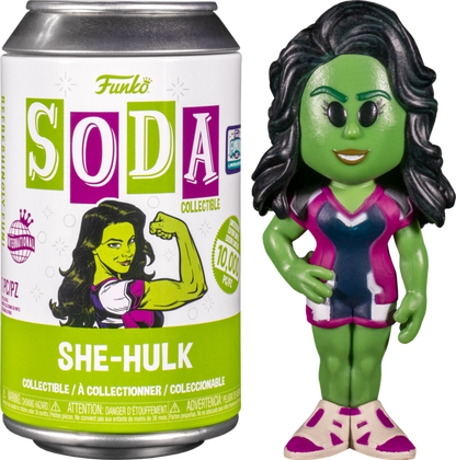 2022 FUNKON II MARVEL DISNEY+ SHE-HULK SODA VINYL LIMITED EDITION *EXCLUSIVE*