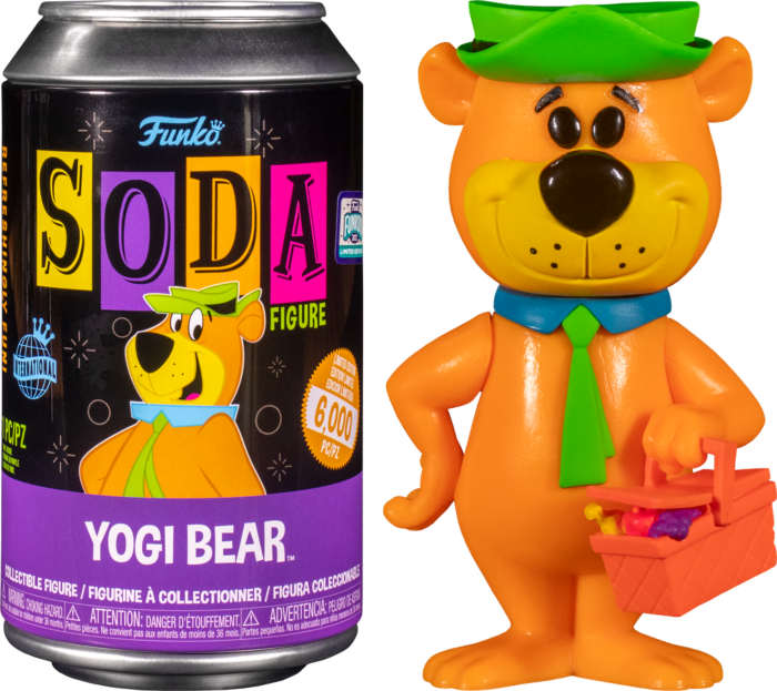 2022 FUNKON II HANNA BARBERA YOGI BEAR SODA VINYL LIMITED EDITION *MY POPS EXCLUSIVE*