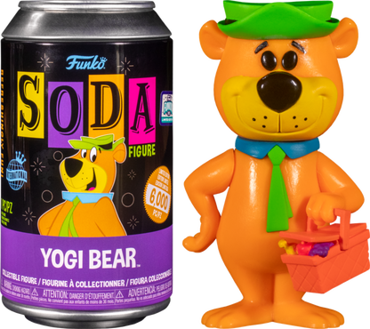 2022 FUNKON II HANNA BARBERA YOGI BEAR SODA VINYL LIMITED EDITION *MY POPS EXCLUSIVE*