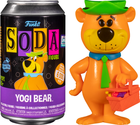 2022 FUNKON II HANNA BARBERA YOGI BEAR SODA VINYL LIMITED EDITION *MY POPS EXCLUSIVE*