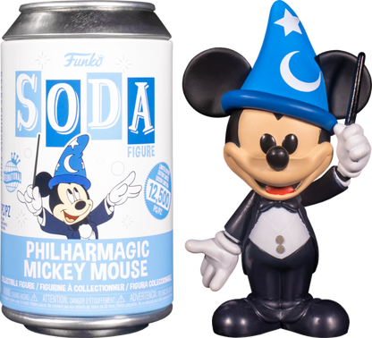 FUNKO SODA VINYL DISNEY PHILHARMAGIC MICKEY MOUSE [D23 EXCLUSIVE] LIMITED 12,500 PC!