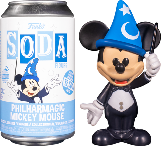 FUNKO SODA VINYL DISNEY PHILHARMAGIC MICKEY MOUSE [D23 EXCLUSIVE] LIMITED 12,500 PC!