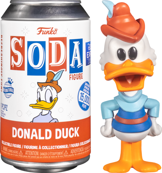 FUNKO SODA VINYL DISNEY DONALD DUCK SODA [D23 EXCLUSIVE] LIMITED 15,000 PC!