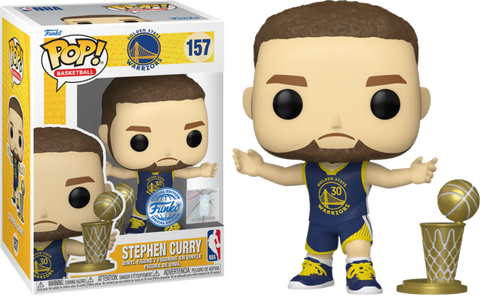 Funko Pop! NBA Golden State Warriors Stephen Curry with Trophy [SPECIAL EDITION Exclusive] #157