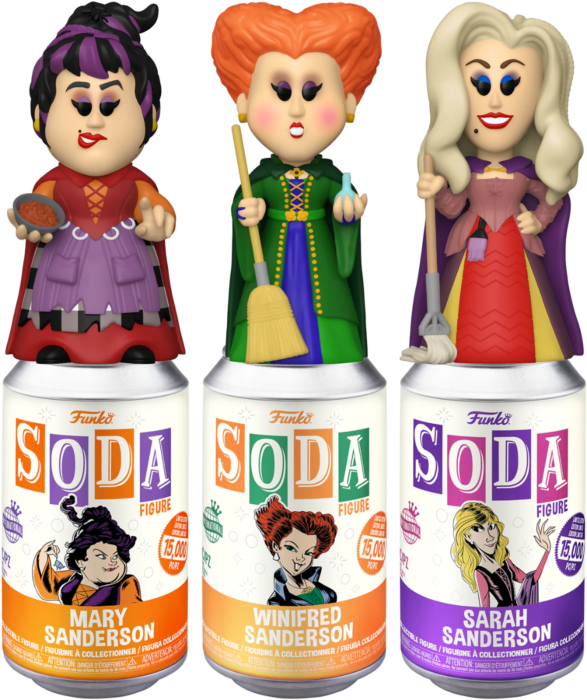 FUNKO SODA VINYL HOCUS POCUS THE SANDERSON SISTERS [FUNKO SHOP EXCLUSIVE] LIMITED 15,000 PC!
