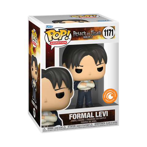 FUNKO POP! ATTACK ON TITAN FORMAL LEVI **CR or GS EXCLUSIVE** #1171