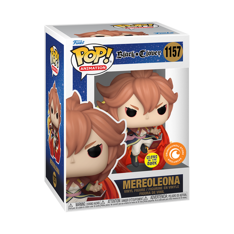 FUNKO POP! BLACK CLOVER MEREOLEONA WITH FLAME FISTS **CR EXCLUSIVE** #1157