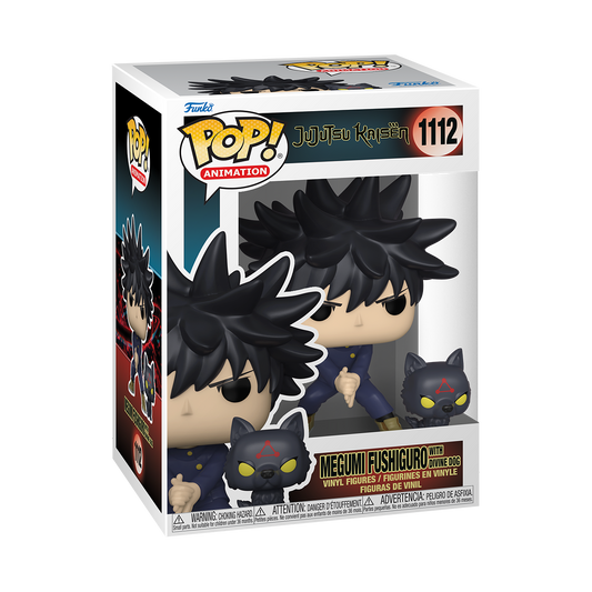 Funko Pop! Anime: Jujutsu Kaisen - Megumi with Divine Dog #1112