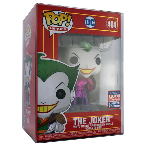 FUNKO POP! HEROES [DC]: BATMAN - THE JOKER [IMPERIAL PALACE - PURPLE METALLIC] **2021 FUNKO SHANGHAI EXCLUSIVE** #404