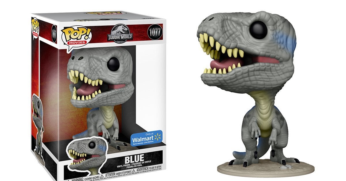 Funko Pop! Movies: Jurassic World - Jumbo 10" Blue (Raptor) #1077 [Exclusive]