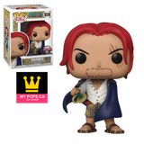 FUNKO POP! ANIMATION: ONE PIECE - SHANKS **BIG APPLE COLLECTIBLES EXCLUSIVE** #939 **CHASE BUNDLE W/ SPECIAL EDITION STICKERS**