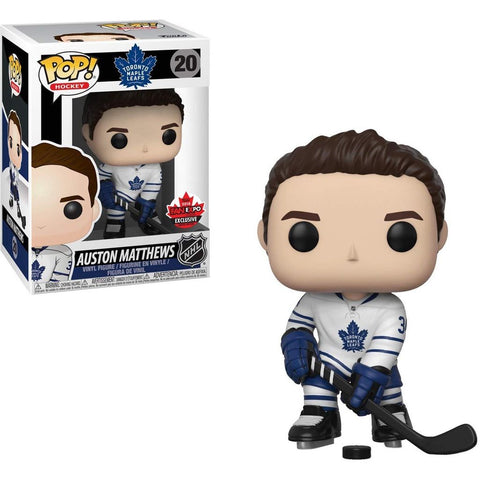 FUNKO POP! HOCKEY [NHL]: TORONTO MAPLE LEAFS - AUSTON MATTHEWS [WHITE AWAY JERSEY] **2018 CANADIAN FAN EXPO EXCLUSIVE** #20