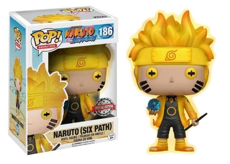 FUNKO POP! ANIMATION: NARUTO - NARUTO [SIX PATH - GITD] **HOT TOPIC EXCLUSIVE** #186