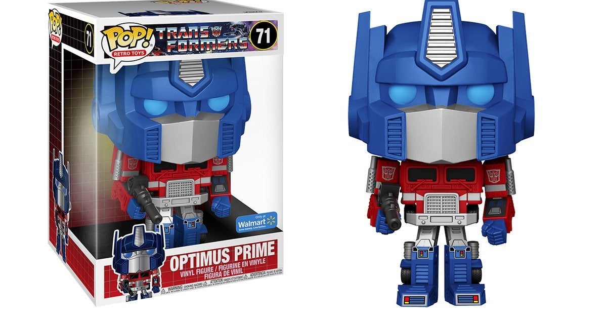FUNKO POP! RETRO TOYS: TRANSFORMERS - 10" OPTIMUS PRIME **WALMART EXCLUSIVE** #71