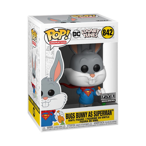 Funko Pop! DC x Looney Tunes - Bugs Bunny As Superman #842 [FYE Exclusive]