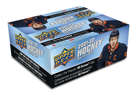 2021-22 NHL UPPER DECK SERIES 1 HOCKEY RETAIL BOX FACTORY SEALED
