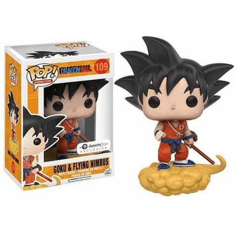 FUNKO GOKU & FLYING NIMBUS (ORANGE SUIT) POP! VINYL *GALACTIC EXCLUSIVE*