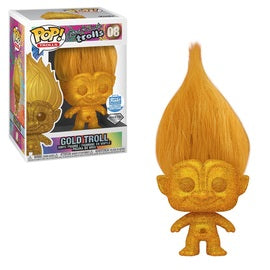 Funko Pop! Trolls: Good Luck Trolls - Gold Troll *Funko Shop Exclusive*