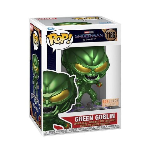 FUNKO POP! MARVEL SPIDER-MAN NO WAY HOME GREEN GOBLIN METALLIC [EXCLUSIVE] #1168