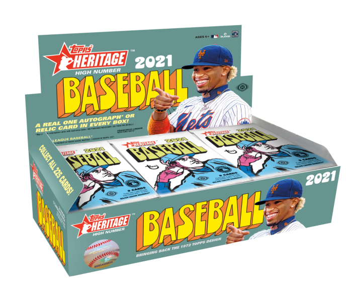 2021 TOPPS HERITAGE HIGH NUMBER BASEBALL HOBBY BOX