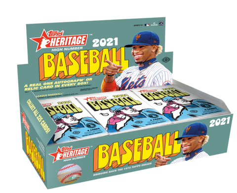 2021 TOPPS HERITAGE HIGH NUMBER BASEBALL HOBBY BOX