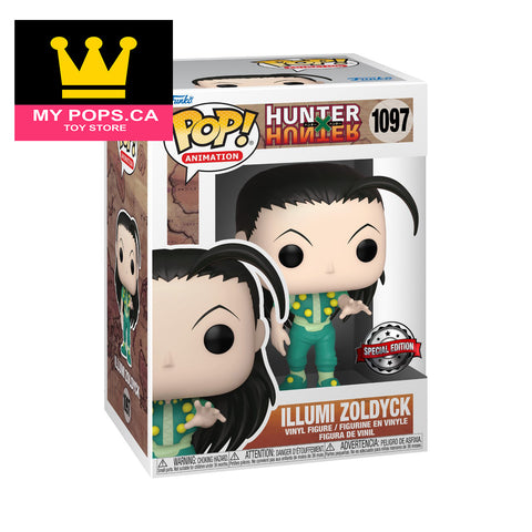 FUNKO POP! ANIMATION: HUNTER X HUNTER - ILLUMI ZOLDYCK **SPECIAL EDITION MY POPS EXCLUSIVE** #1097