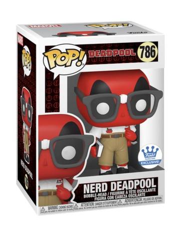 Funko Pop! MARVEL NERD Deadpool Funko Shop Exclusive #786