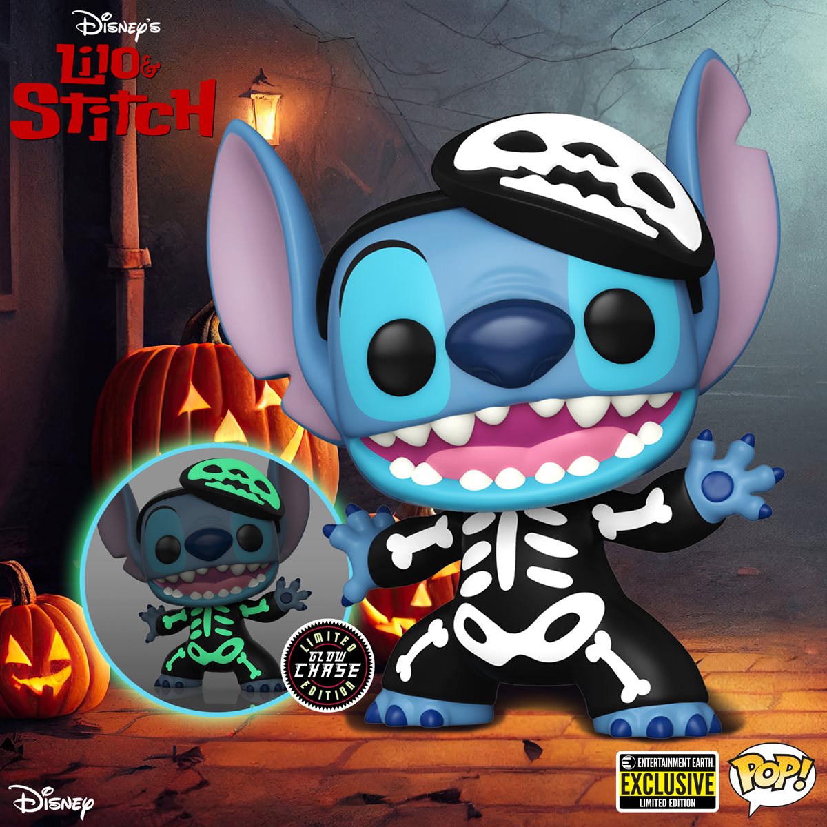Funko Pop! Disney: Lilo & Stitch - Skeleton Stitch #1234 [Entertainment Earth Exclusive]