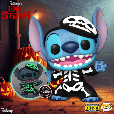 FUNKO POP! DISNEY LILO & STITCH SKELETON #1234 [EE EXCLUSIVE]