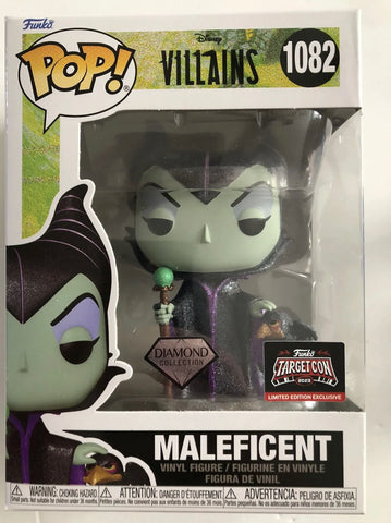 Funko Pop! DISNEY MALEFICENT DIAMOND GLITTER [TARGET CON EXCLUSIVE] #1082